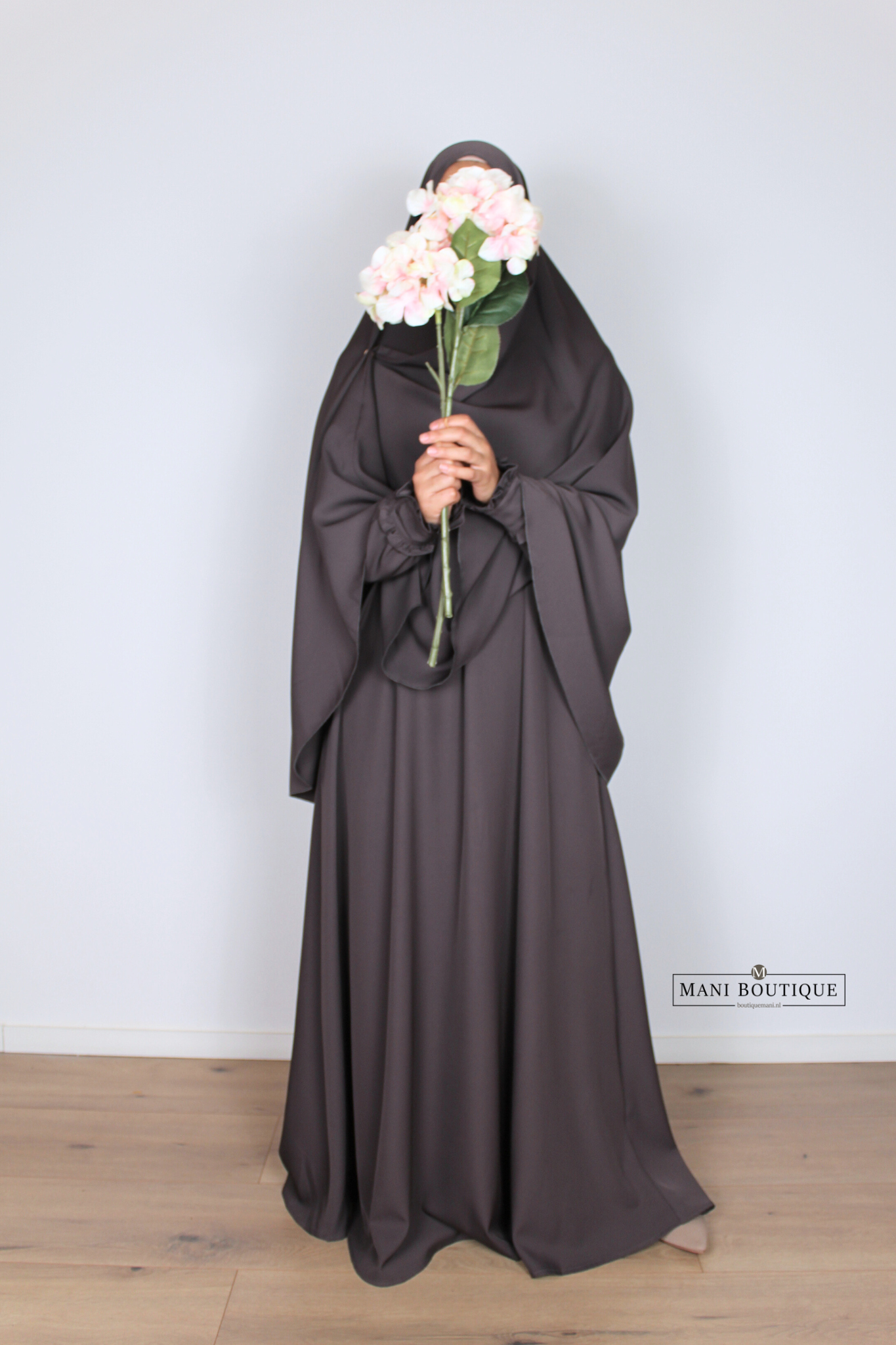 Khimaar dark aubergine (heup en knie - medium weight) - Afbeelding 2