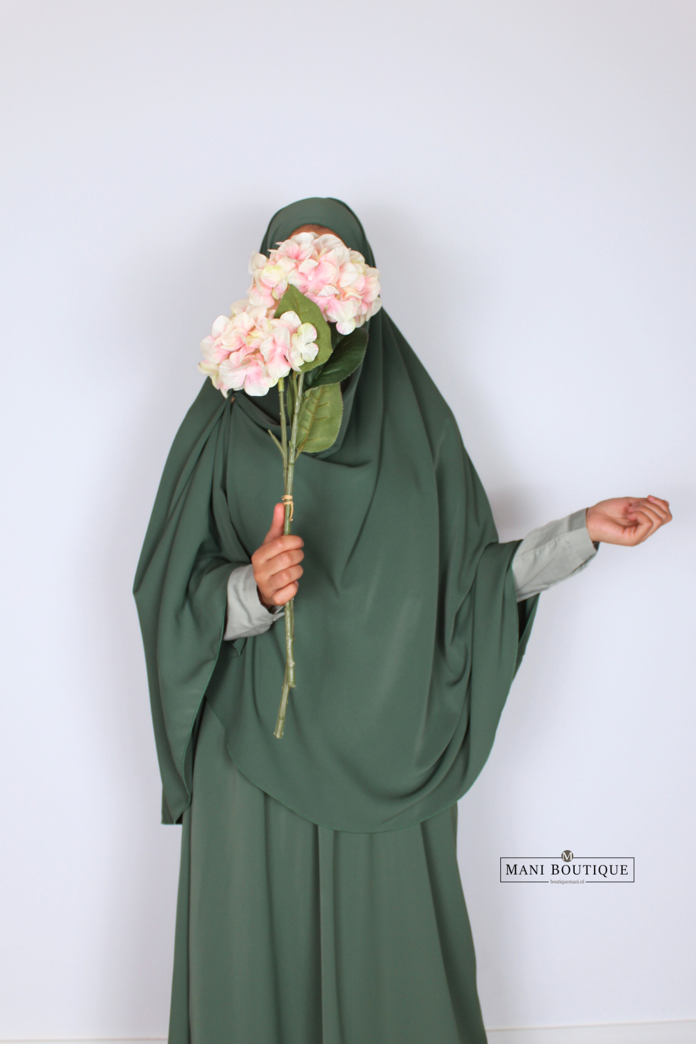 Maxi rok forest green (3 lengtes - lightweight) - Afbeelding 4
