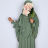 meisjes khimaar medium green