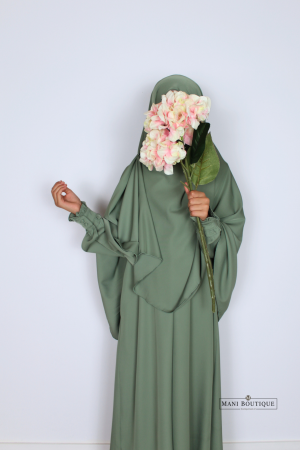meisjes khimaar medium green
