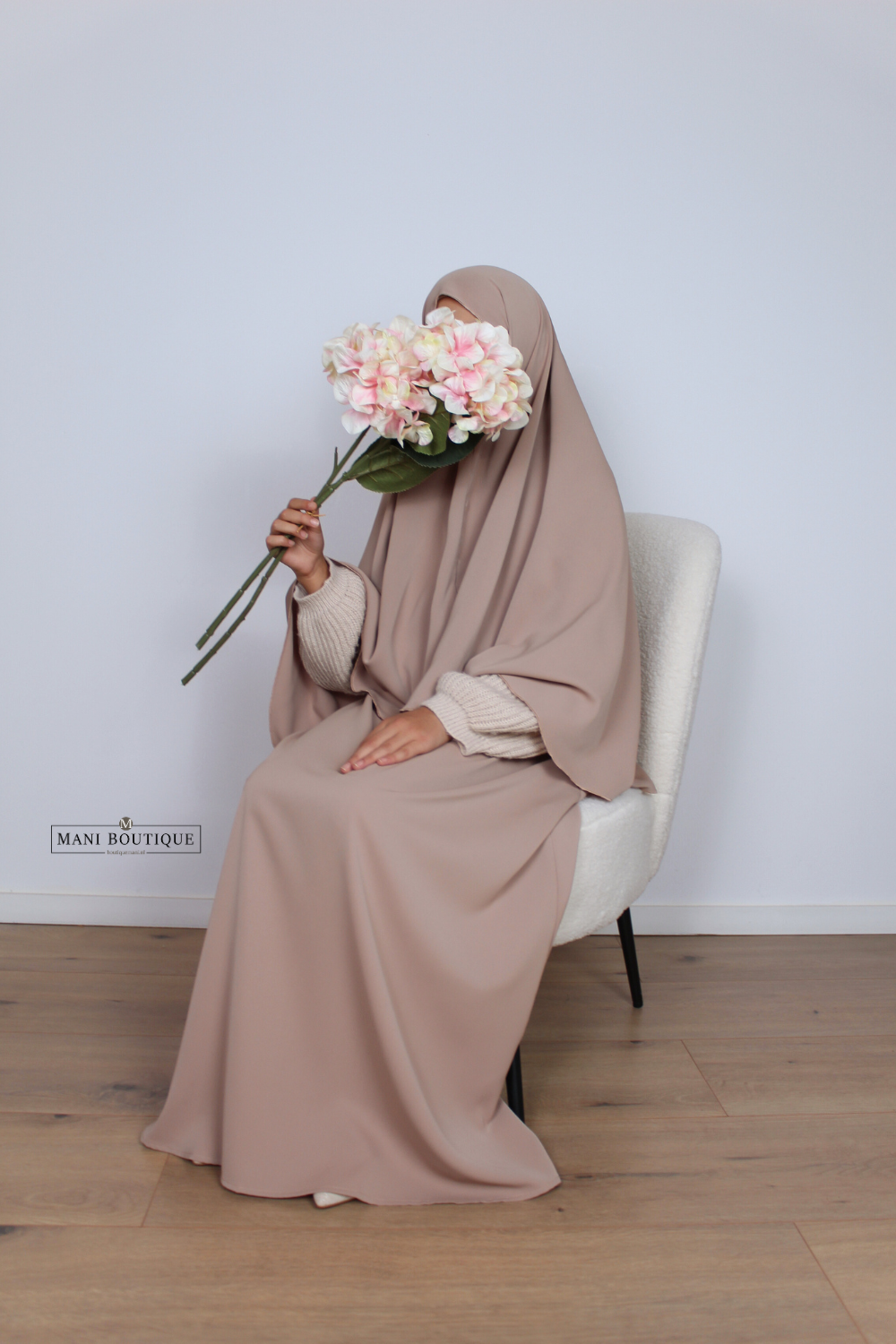Meisjes maxi rok nude (lightweight) - Afbeelding 3