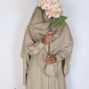 Khimaar natural linen