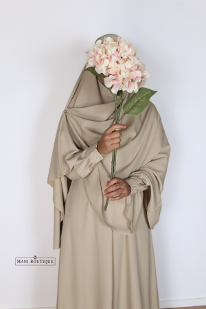 Khimaar natural linen