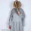 blouse set powder blue