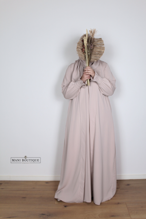 kimono abaya set icy pink