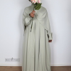 kimono abaya set soft mint