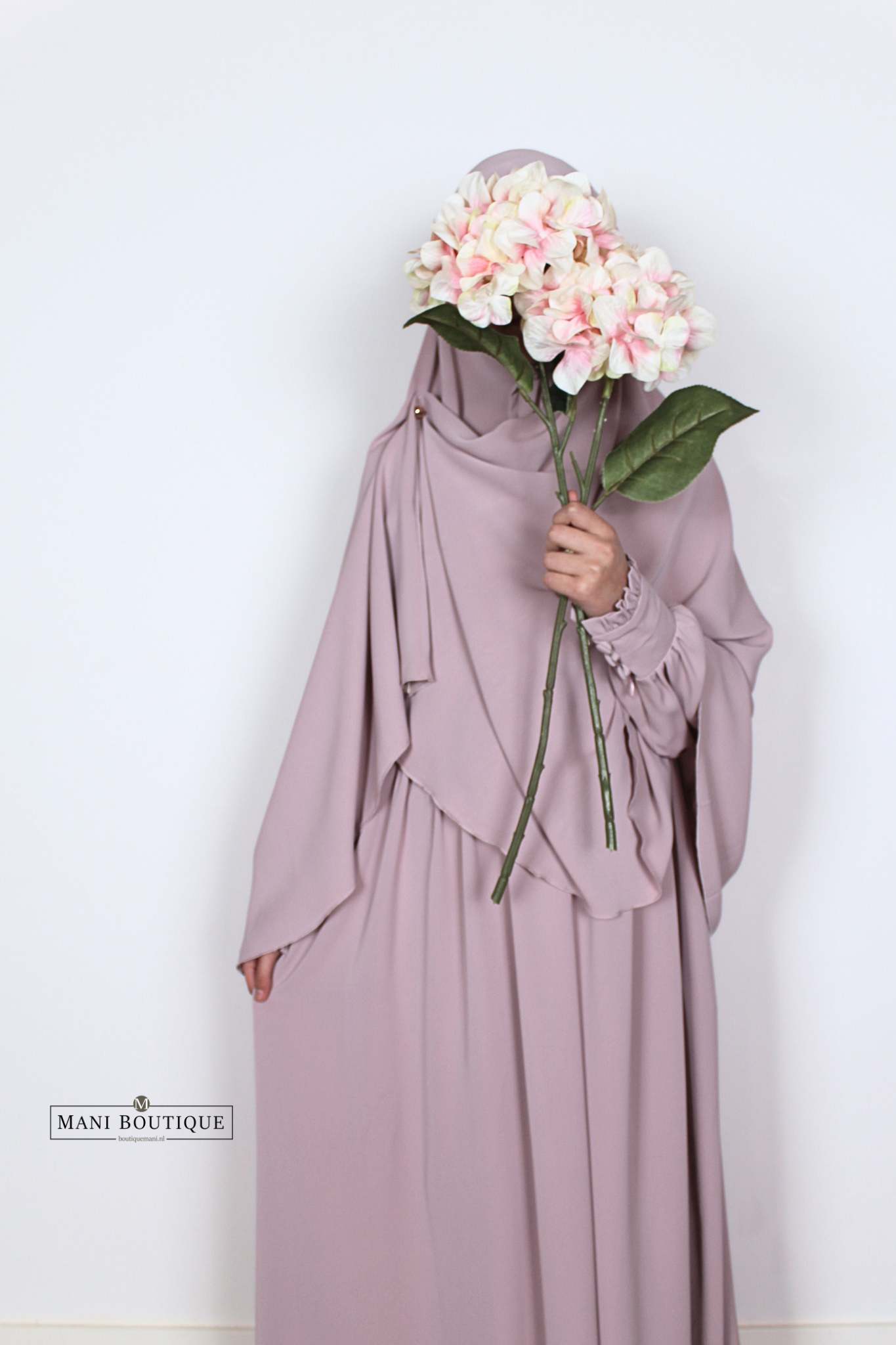 meisjes khimaar light pink