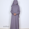 meisjes abaya cute sleeves dusty purple