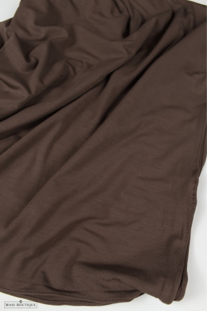 Premium jersey xl Modal hijab chocolate brown