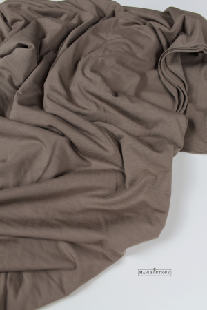 Premium jersey xl Modal hijab olive taupe