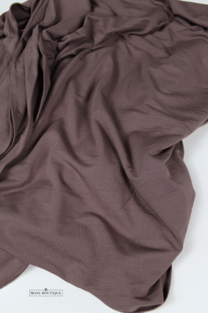Premium jersey xl Modal hijab purple taupe