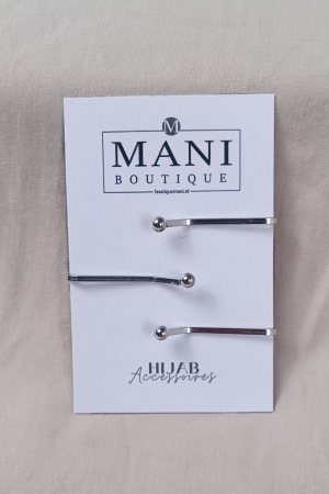 Alternative view of Hijab schuifspelden – glans (set van 3) 32mm