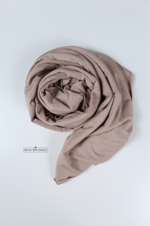 Premium jersey x; Modal hijab nude taupe