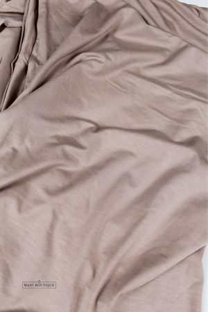 Premium jersey x; Modal hijab nude taupe