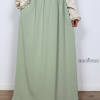 meisjes maxi rok light pistache