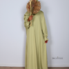 meisjes abaya dusty lime