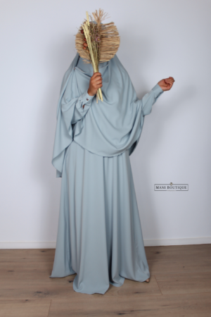 Alternative view of Khimaar sky blue (3 soorten - lightweight)
