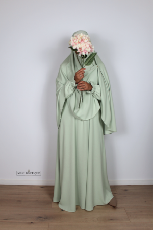 Alternative view of Khimaar mintgreen (3 soorten - lightweight)