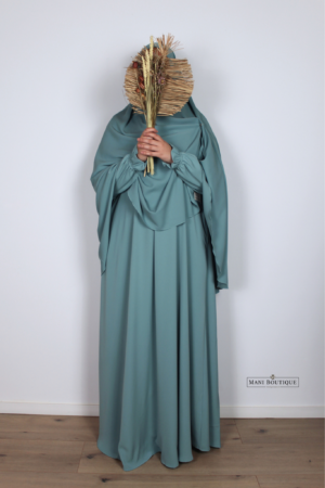 Alternative view of Khimaar ocean teal (3 soorten - lightweight)