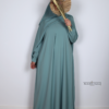 Abaya cute sleeves ocean teal