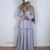 linnen twinset sky blue