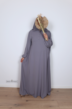 Abaya Aicha lavender blue (2 lengtes)