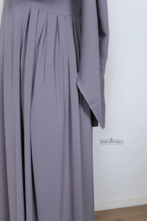 Abaya Aicha lavender blue (2 lengtes) - Afbeelding 3
