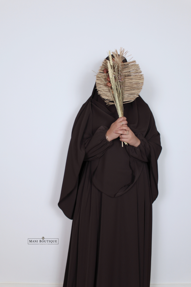 Khimaar Aicha taupe brown (heup en knie)