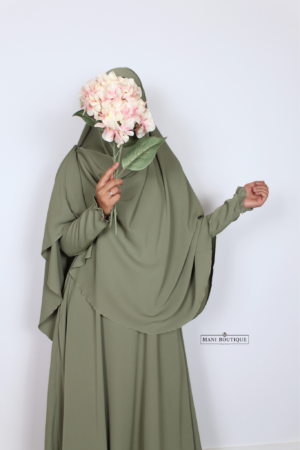 Khimaar Yasmin olive (heup en knie - lightweight) - Afbeelding 2