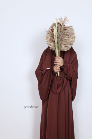 Meisjes khimaar burgundy (2 lengtes - lightweight)