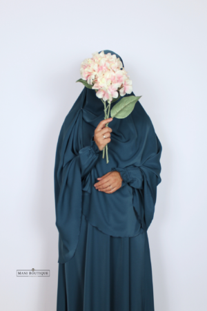 Khimaar petrol blue (3 soorten - lightweight) - Afbeelding 3