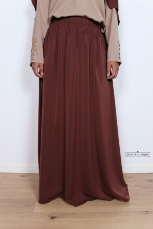 Alternative view of Maxi rok burgundy (3 lengtes - lightweight)