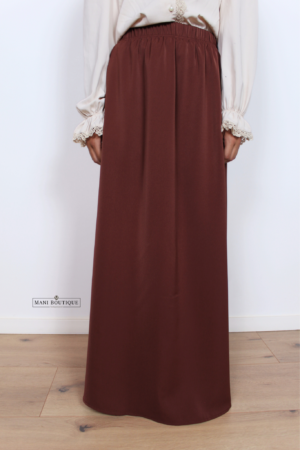 Alternative view of Meisjes maxi rok burgundy (lightweight)