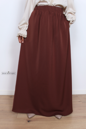 Meisjes maxi rok burgundy (lightweight)