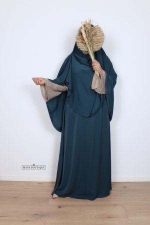 Maxi rok light petrol blue (3 lengtes - lightweight) - Afbeelding 3