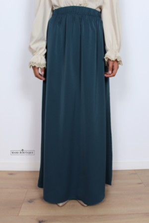 Alternative view of Meisjes maxi rok petrol blue (lightweight)